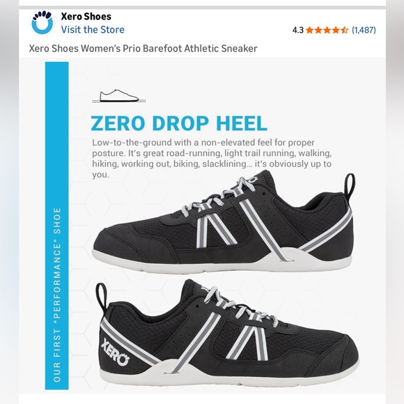 Xero Shoes Women’s Prio Barefoot Athletic Sneaker - Picture 7 of 15